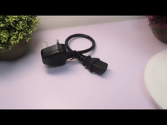 B1363 PDU avec sortie rewirable 5M et câble d'alimentation britannique C13 BS type bout mâle