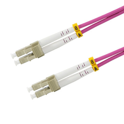 OM3 30m/98ft LC à LC câble à fibre optique LSZH 10GB Multimode Duplex 50/125um