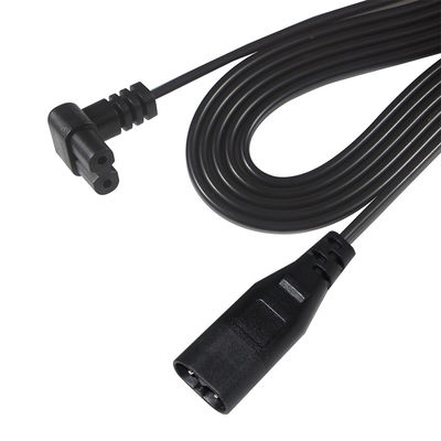 C8 mâle à C7 femelle câble de puissance de 0,8m 18AWG PVC certifié ROHS