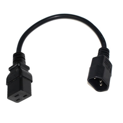 PDU UPS Extension IEC C14 mâle à IEC C19 câble d'alimentation féminin 16A
