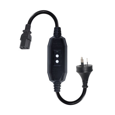 Cordon d'alimentation AU 3P à C13 avec prise de sécurité RCD 10A 250V