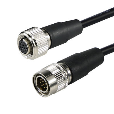 12-P câble de connexion circulaire pour l'aviation, mâle à femelle, destiné aux équipements industriels ou à la transmission de signaux