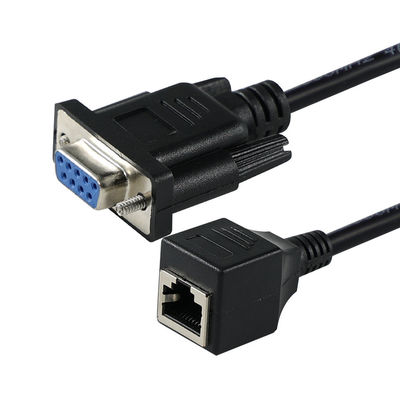 câble de console série DB9 à RJ45 pour routeurs et commutateurs Cisco RS232 mâle à câble d'adaptateur Ethernet, 4ftm / 5ft / 6ft