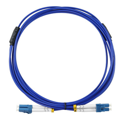 Cable de patch en fibre optique LC à LC Jumper duplex multimode à mode unique
