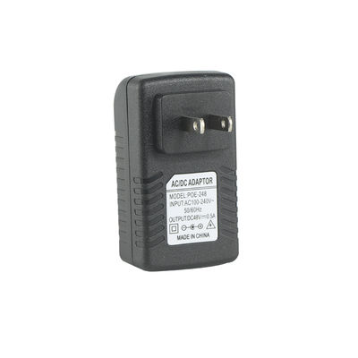 Adaptateur d'injecteur PoE US Plug - 48V d'alimentation active sur Ethernet IEEE 802.3af/at pour les caméras IP, les points d'accès sans fil, les téléphones VoIP