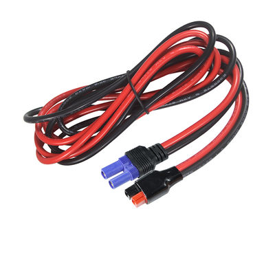 EC5 à câble de connexion DC rectangulaire à 2 broches 12AWG pour systèmes solaires