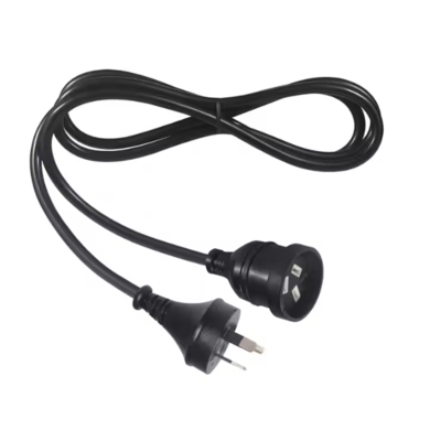 Cable de prolongation australien à 3 broches 10A/15A de type PVC homologué SAA