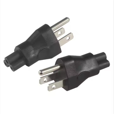 NEMA 5-15P à la CEI C5 câble d'adaptateur d'alimentation pour ordinateurs portables