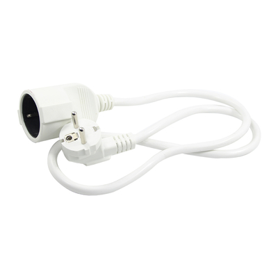Cordon d'alimentation Schuko CEE 7 mâle vers femelle UE 16A 250V