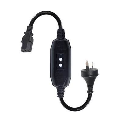 AU Branche au câble d'alimentation C13 de la CEI avec RCD 10A 240V