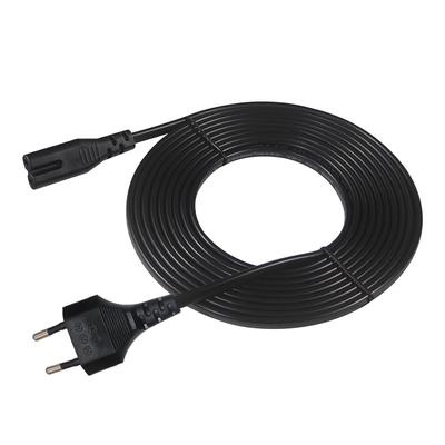 Cordon d'alimentation EU 2 broches vers C7 2.5A 250V pour appareils électroniques