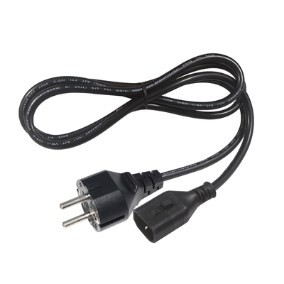 VDE H05VV-F 3G1.0mm2 Schuko à C14 câble d'alimentation pour serveurs