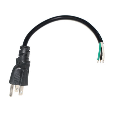 Usa NEMA 5-15P pour le remplacement du câble d'alimentation à bout ouvert avec nous connecteur masculin 18Awg