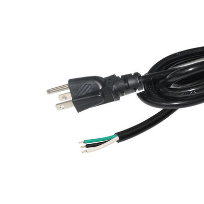Usa NEMA 5-15P pour le remplacement du câble d'alimentation à bout ouvert avec nous connecteur masculin 18Awg