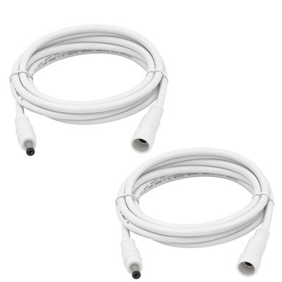1.5m Cable d'alimentation en courant continu 12V Noir