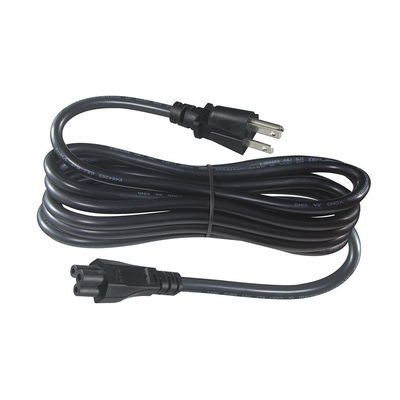 NEMA 5-15P à IEC C5 Cordon d'alimentation 14AWG 250V 16A Noir