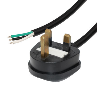 IP11 câble d'alimentation pour appareils électroménagers 0,5 m avec 3 cœurs H05VV-F câble 3*0,75/1,0/1,5 mm2