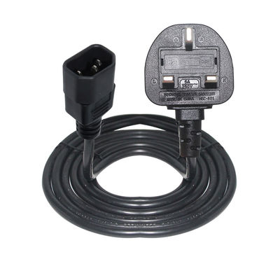 IP11 câble d'alimentation pour appareils électroménagers 0,5 m avec 3 cœurs H05VV-F câble 3*0,75/1,0/1,5 mm2