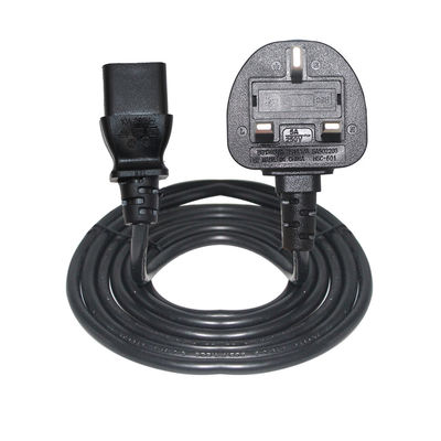 IP11 câble d'alimentation pour appareils électroménagers 0,5 m avec 3 cœurs H05VV-F câble 3*0,75/1,0/1,5 mm2