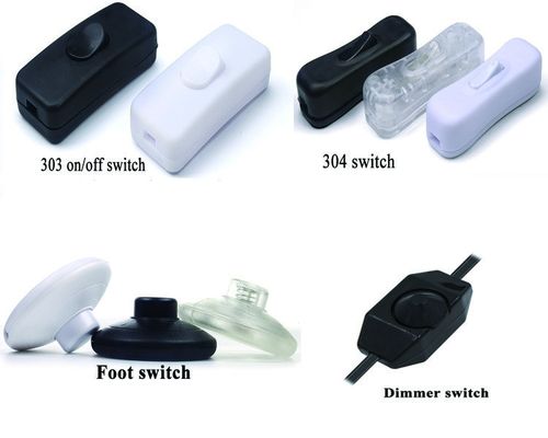 16AWG câble d'alimentation US 2 câble d'alimentation de lampe à sel avec E12 E14 E26 E27