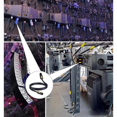 PowerCon verrouillable True1 mâle à femelle câble 20A pour la sécurité et sécurisé pour la lumière de scène