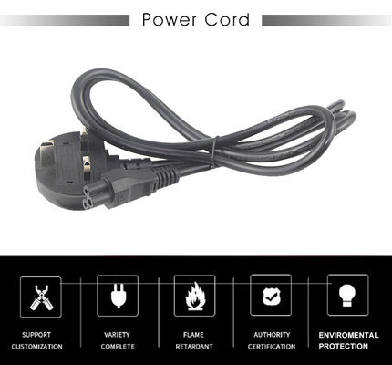 16A BS Cordon électrique standard avec câble 3*1,5 et protection contre les surtensions selon la CEI C5