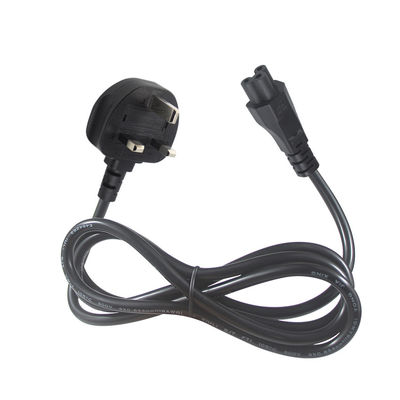 Cordon d'alimentation britannique BS1363 avec connecteur CEI C5, fusible 3A, 250V