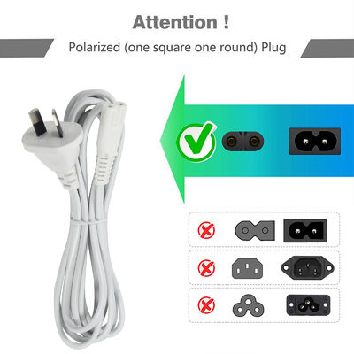 Règlement ROHS Figure 8 2 Prong C7 Cordon électrique 2Pin Ps5 câble d'alimentation