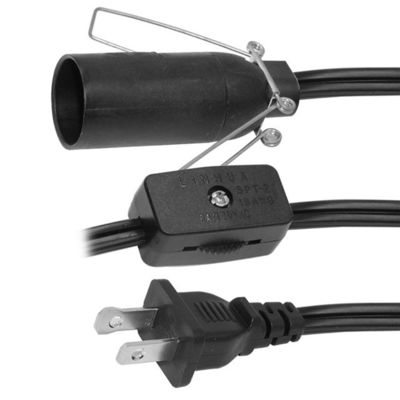 Cordon d'alimentation NEMA 1-15P avec douille E27 et variateur d'intensité