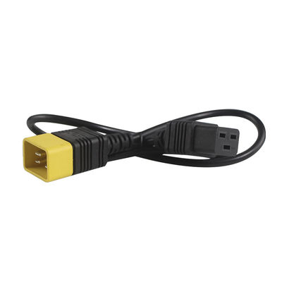 IEC C19 à C20 câble d'alimentation 1,5m PVC Jacket 220V prise UE