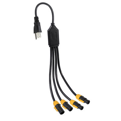 Standard 515P Sjow 16Awg True1 connecteur 4 X Nac3fca Powercon Ac Nema câble de puissance