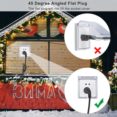 15A/125V Plug plat en ligne 1 ligne principale 2 sous Nema 515P 3Pin Y type câble d'alimentation avec commutateur