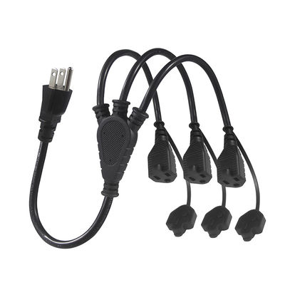 Certificat des États-Unis 6Ft 3 Pin Plug 515P à 3 Way Nema 515R Ac Cord d'extension à trois broches