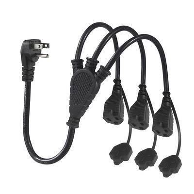 Certificat des États-Unis 6Ft 3 Pin Plug 515P à 3 Way Nema 515R Ac Cord d'extension à trois broches