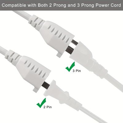 125V 13A câble électrique NEMA5-15P à NEMA 5-15R 1 à 2 Y Splitter SJT 16AWG 3 fils