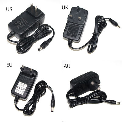 Adaptateur d'alimentation en courant continu 12V 2A pour la caméra Cctv IP Chargeur d'alimentation en courant continu 12V Dc Jack 5,5 mm