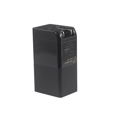 Chargement portable 65W 2 ports petit chargeur rapide PD avec GaN Nitrure de gallium