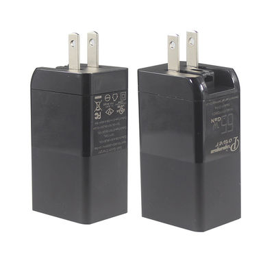 Chargement portable 65W 2 ports petit chargeur rapide PD avec GaN Nitrure de gallium