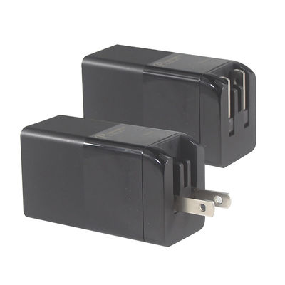 Chargement portable 65W 2 ports petit chargeur rapide PD avec GaN Nitrure de gallium