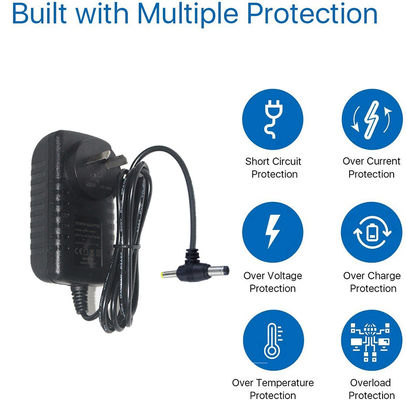 OEM double DC 2.1Mm 2.5Mm 12V alimentation en courant alternatif adaptateur Eu Us Uk Au prise