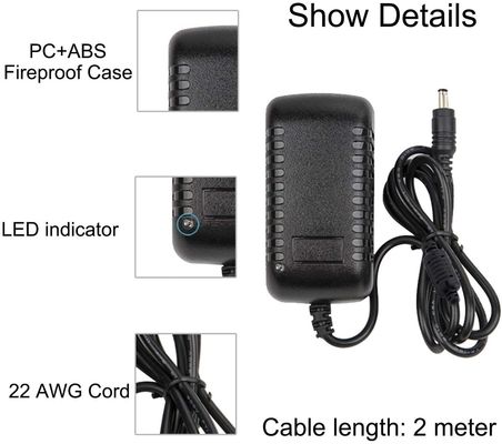 CCTV 1200ma 1.2A Adaptateur d'alimentation 1.5A 1A Adaptateur de prise du transformateur Eu 6V
