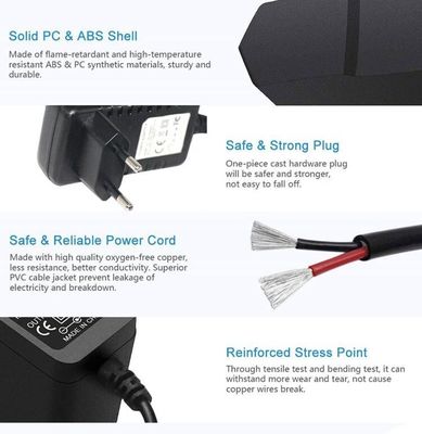 Adaptateur d'alimentation EU 6V 1A avec protection contre les courts-circuits