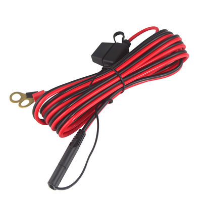 Chargeur SAE à 2 broches 10A au terminal Eyelet câble d'alimentation solaire à basse tension de 2 pieds