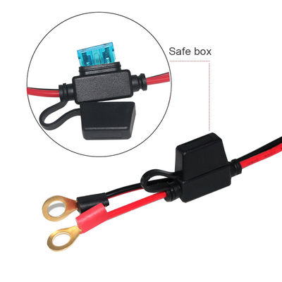 Chargeur SAE à 2 broches 10A au terminal Eyelet câble d'alimentation solaire à basse tension de 2 pieds