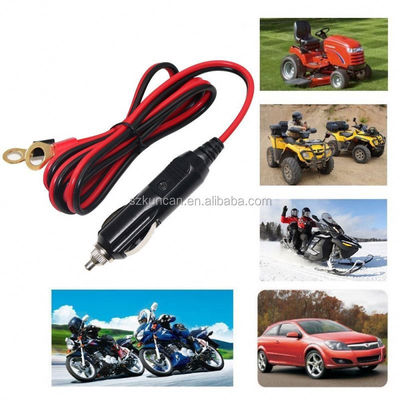1M Spt-2 12V 24V câble d'alimentation solaire allume-cigare pour voiture Adaptateur mâle à 2 bornes