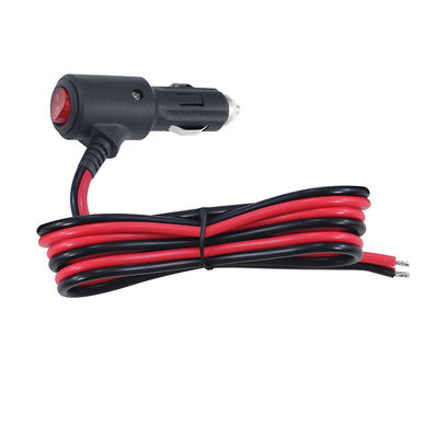 12V allume-cigarettes de voiture prise mâle avec interrupteur d'allumage 18AWG câble
