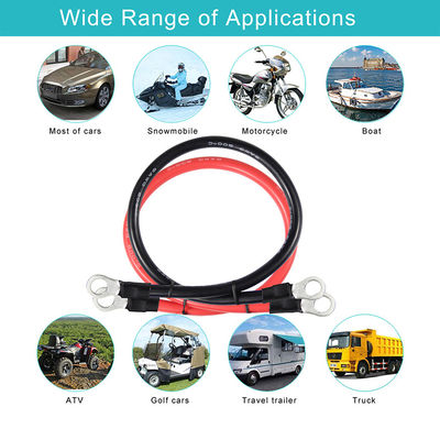 14AWG personnalisé batterie de voiture chargeur câble d'extension fil O terminal d'anneau