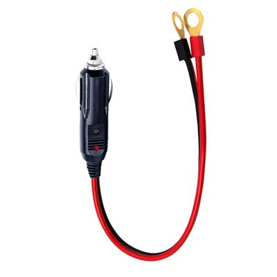 Câble de chargement 12V allume-cigare de voiture 10A vers cosse à anneau