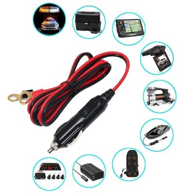 Câble de chargement 12V allume-cigare de voiture 10A vers cosse à anneau