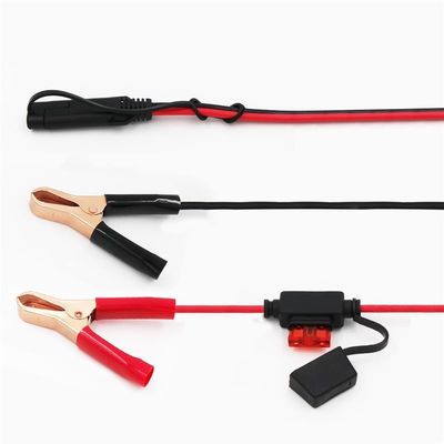 1.5ft 14AWG Batterie Alligator Crocodile Clip à SAE 12V Déconnexion rapide
